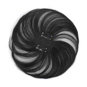 ヘアピース レディース 女性用 白髪隠し 薄毛 脱毛 医療用 部分ウィッグ つむじ付き トップカバー ストレート 16cm