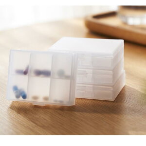 薬ケース レディース メンズ 携帯用 ピルケース 薬入れ サプリメントケース 錠剤ケース 小物入れ PP プラスチック 透明