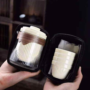 茶器 携帯用 旅行 茶器セット ミニマリスト 黒 陶器 quick客杯 企業向け ギフト