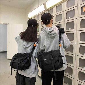 ショルダーバッグ 男性用 鞄 韓国風 ナイロン ワークバッグ メンズ レディース 大容量 斜めがけバッグ カジュアル 旅行 ブラック