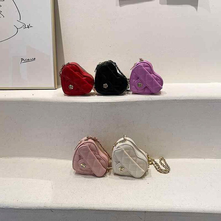 楽天市場】バッグ レディース ミニ ショルダーバッグ かわいい ハート 