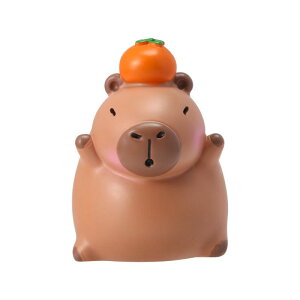 置物 オブジェ カピバラ かわいい カートン 樹脂製 ホームデコレーション 卓上 癒し系 動物 アニマル イベント ギフト 記念品