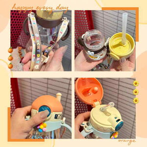 水筒 子供用 ストロー付き 水筒 1歳 ベビー 学び コップ 耐衝撃 幼稚園 かわいい 水筒 300ml 400ml カフェオレ色 ネイビー ライトグリーン