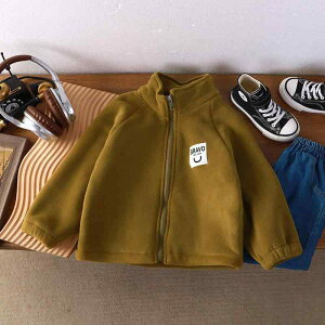 子供用アウター キッズ 中大童 フリース ジャケット 裏起毛 厚手 防寒 男の子 女の子 80cm 90cm 100cm 110cm 120cm 130cm 140cm 150cm 160cm ポリエステル 米白 グレー ピンク系 褐色