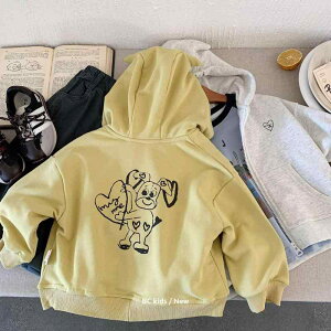 キッズ ジャケット かわいい パーカー 春秋 中小童 男の子 女の子 コットン ジップアップ アウター 白 グレー 黄色 90cm 100cm 110cm 120cm 130cm 140cm