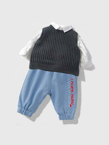 ベビー ニットベスト 春秋 ベビー服 子供服 ニット セーター ベスト 赤ちゃん 幼児 チョッキ 男の子 女の子 丸首 防寒 普段着 かわいい おしゃれ 90cm 100cm 110cm 120cm 130cm 140cm