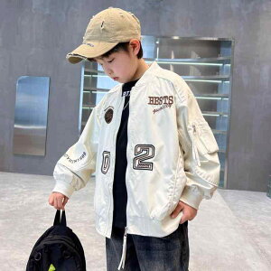 キッズ ジャケット 春秋 中 длинный 子供服 アウター 野球服 ジャンパー 男の子 トドラー ボーイズ 8歳以上 140cm以上 ポリエステル100% レッド ホワイト