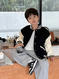 子供服 ジャケット 男女兼用 裏起毛 冬 パッチワーク配色 野球服風 トップス 防寒