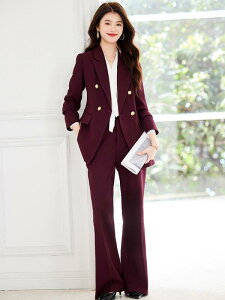スーツ レディース ビジネス オフィス フォーマル 通勤 長袖 テーラードジャケット パンツ 上下セット ポリエステル ブラック 黒 赤 レッド ブルー 青 大きいサイズ