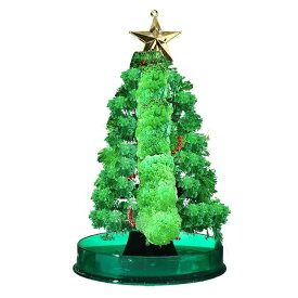 クリスマス デコレーション DIY 知育玩具 ペーパークラフト 魔法の木 桜の木 クリスマスツリー 手作り キット 子供 向け おもちゃ 卓上 置物