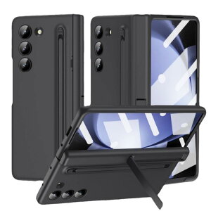 �X�}�z�P�[�X Samsung Galaxy Z Fold7 Fold6 Fold5 Fold4 Fold3 �S�ʕی� �X�^���h�@�\ Spen �y���z���_�[�t�� ���h�~ �ϏՌ� �u���[ �z���C�g �u���b�N �O���[��