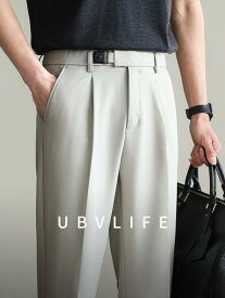 パンツ 男性用 スラックス ビジネス ビジネスカジュアル テーパード ポリエステル 春