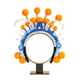 ヘアアクセサリー 子供/大人用 DIY 京劇風カチューシャ 手作りキット 知育玩具 知育教材 樹脂製カチューシャ 髪飾り コスプレ 仮装 舞台 中国風 アクセサリー パーツ付き