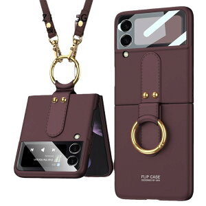 �X�}�z�P�[�X ���f�B�[�X Galaxy Z Flip5 �V�����_�[�X�g���b�v�t�� �g�уP�[�X �w�ʃJ�o�[ ���킢�� �΂߂��� GKK ���I ���n �V���v��