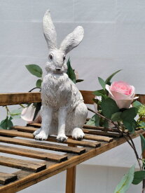 置物 オブジェ ウサギ 樹脂製 ヨーロピアン リビング ベッドルーム 部屋 デコレーション