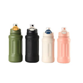 水筒 メンズ レディース 大容量 スポーツボトル ステンレス 保温 保冷 ストロー付き 600ml 800ml アウトドア 運動会 ジム 普段使い 乳白色 オリーブグリーン ブラック ピンク