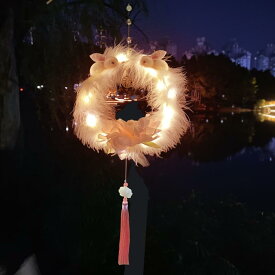 灯籠 手作り キット ウサギ 羽根 素材 提灯 お祭り イベント 夜店