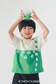 子供服 半袖Tシャツ 男の子 女の子 nico hrat（ニコフラート）クリームソーダTシャツ 綿100％ 90cm-140cm | 子供服 男の子 女の子 男児 女児 男 女 キッズ ジュニア トップス Tシャツ 半袖 綿100% デイリー使い 通園 通学 春 夏 90 100 110 120 130 140 KG
