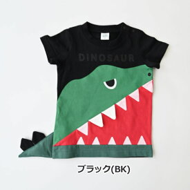 子供服 半袖Tシャツ 男の子 女の子 CHEEK ROOM（チークルーム）恐竜歯磨きTシャツ 綿100％ 恐竜 歯磨き 80cm-130cm | 子供服 男の子 女の子 男児 女児 男 女 キッズ ジュニア トップス Tシャツ 半袖 綿100% デイリー使い 通園 通学 春 夏 80 90 100 110 120 130