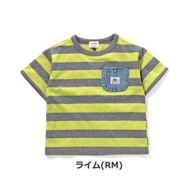 半袖 Tシャツ 男の子 女の子 F.O.KIDS（エフオーキッズ）DENIM POCKET TEE 綿100％ 80cm-150cm | こども服 男児 女児 男 女 キッズ ジュニア Tシャツ 半袖 子供服 春 夏 ボーダー かっこいい プリントTシャツ 80 90 95 100 110 120 130 140 150 SG