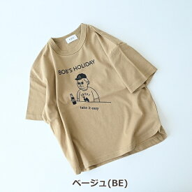 長袖Tシャツ レディース FOV（フォブ）BOB'S 6分袖Tシャツ 160cm-170cm | 子供 こども こども服 男児 女児 男 女 キッズ ジュニア Tシャツ 長袖 無地 子供服 春 親子ペアルック おしゃれ かっこいい 160 170