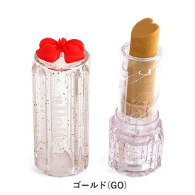 キッズ コスメ allolun. キラキラリボンリップスティック 保湿リップ 色つきリップ ラメ入り ツヤ感 オールオルン キッズ化粧品 キッズリップ ママと一緒 | 子供服 子供 こども こども服 女の子 女児 ギフト プチギフト プレゼント