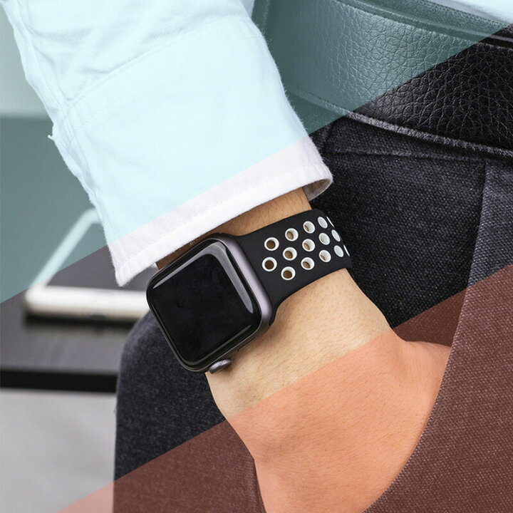 楽天市場】apple watch バンド シリコン スポーツ メンズ アップル  