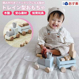 【あす楽】TAOTAO クラウントレイン トレイン 木のおもちゃ 積み木 安心素材 知育玩具 知育 0歳 1歳 2歳 3歳 8ヶ月 木製 ブルー