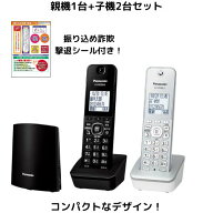 電話機 子機2台 パナソニック VE-GDL49DL-K KX-FKD405-S 設定済みなのですぐに使えます 迷惑電話相談機能…