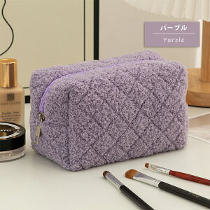 化粧ポーチ メイクポーチ ポーチメイク コスメポーチ レディース 収納 ボア ふわふわ もこもこ お化粧ポーチ 化粧 バック かわいい トラベルポーチ 旅行 トラベル バッグ ポータブル メイク