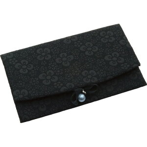 【送料無料・包装無料・のし無料】スタイルふくさ ふくれ織りふくさ ブラック SFN01-01(B5)