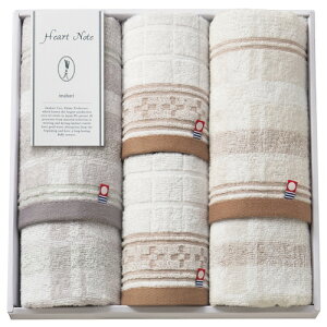 【送料無料・包装無料・のし無料】Heart Note 今治産タオルセット HN-0041(A3)