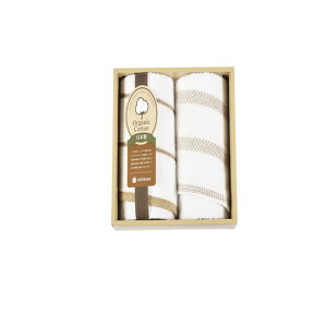 【ギフト包装・のし紙無料】nishikawa 新大地オーガニックコットンフェイスタオル2P TT83203505(A4)