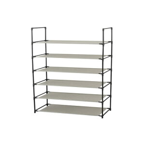 【送料無料・包装無料・のし無料】シューズ&タオルラック 六段 5292(A4)