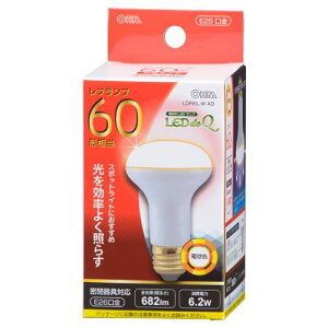 OHM �I�[���d�@�@LED�d�� ���t�����v�`�i60�`����/682lm/�d���F/E26/�z���p150°/���`���Ή��j LDR6L-W A9