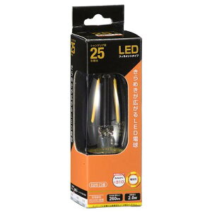 OHM �I�[���d�@�@LED�t�B�������g�^�C�v�d�� �V�����f���A�� �N���A�i25�`����/260lm/�d���F/E26/�S�����z��310°�j LDC2L C6