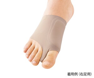 ソルボ 外反母趾サポーター 左足用Mベージュ 23.5〜25.0cm 4961928635414