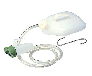 安楽尿器 男性用 1500ml ベッド用吊り金具付き 介護用品 排泄ケア用品