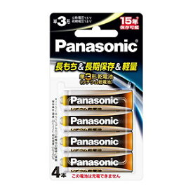 Panasonic パナソニック 1.5Vリチウム乾電池 単3形4本パック FR6HJ/4B