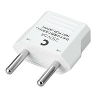 【ポスト投函便 同梱発送不可】ヤザワ 海外用電源変換プラグ Aタイプ→Cタイプ YAZAWA KP3 海外で日本の…