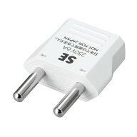 【ポスト投函便 同梱発送不可】ヤザワ 海外用電源変換プラグ Aタイプ→SEタイプ YAZAWA KP6 海外で日本の…