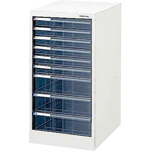 【法人様限定品 代引き不可 送料無料】ナカバヤシ アバンテV2フロアケース A4 浅6深3段 シロ AF-9シロ