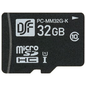 OHM オーム電機　マイクロSDメモリーカード 32GB 高速データ転送　PC-MM32G-K