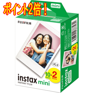 【20枚】富士フィルム チェキフィルム 2本パック 20枚 INSTAX MINI JP 2