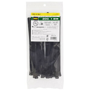 OHM �I�[���d�@�@���s�[�g�^�C �ό� 200mm 30�{�� ���@RPT-200W30BK�@�����o���h �����x���g