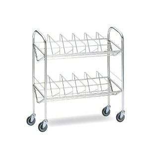 LIHITLAB カルテワゴン ワイヤータイプ 980×310×1000mm HW211 4903419483173