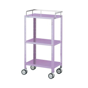 ナビス(アズワン) カラフルステンワゴン(フック付き) レギュラー ラベンダー  CSWR-3LF