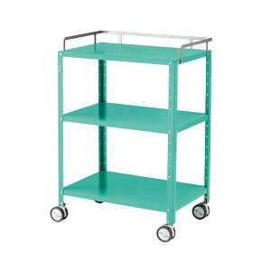 ナビス(アズワン) カラフルステンワゴン(フック付き) ラージ グリーン  CSWL-3GF