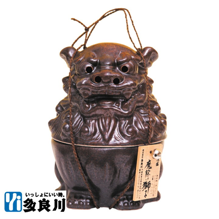 楽天市場】＜泡盛入り＞ 琉球王朝 魔除け シーサー壺（30度）720ml 