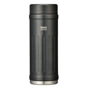 シービージャパン(CB JAPAN) 水筒 直飲み 真空断熱 2層構造 テフロン加工 グレー 410ml カフア コーヒー ボトル QAHWA
